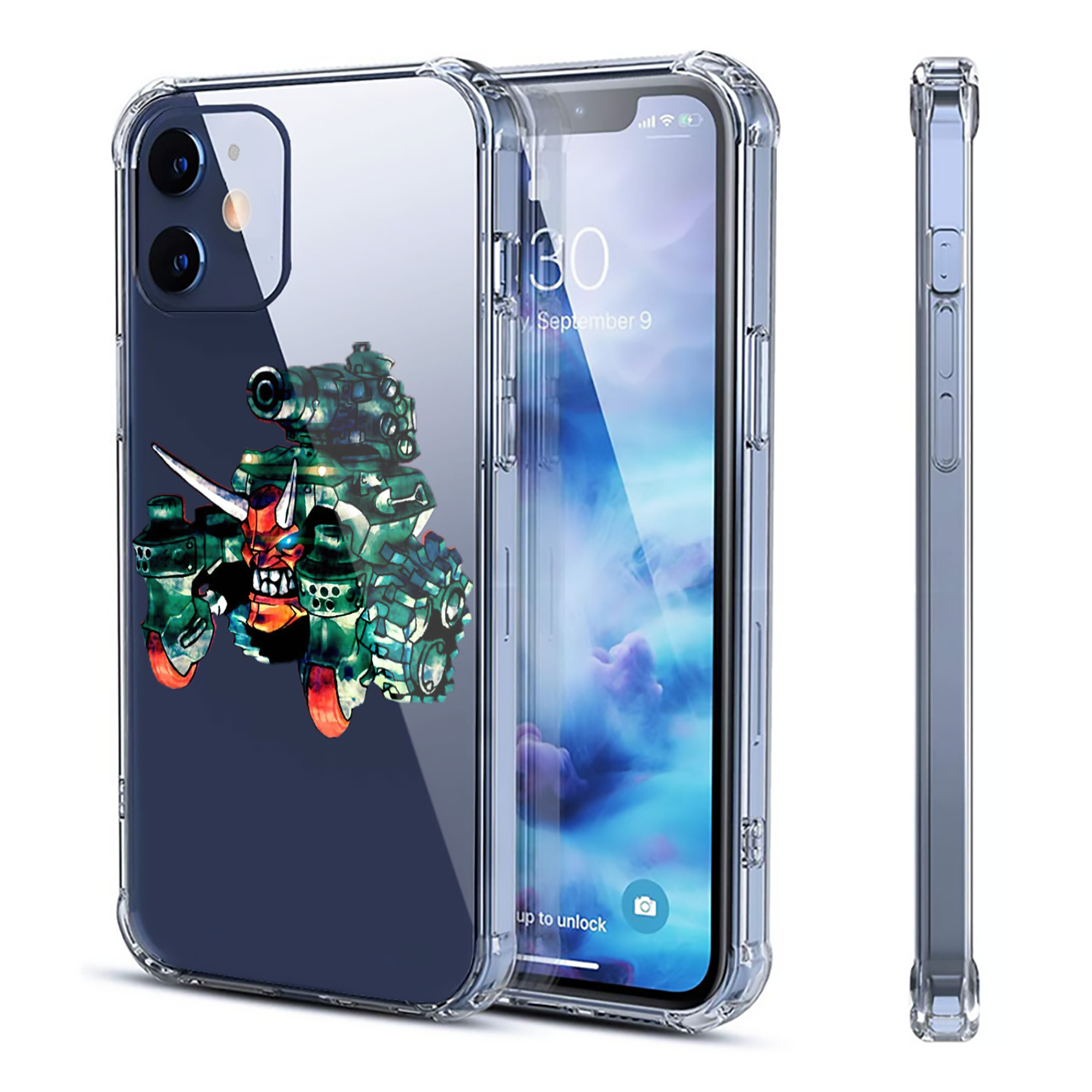 （画像用） 遊☆戯☆王 Yu-Gi-Oh! 【iPhone 12シリーズ対応】透明スマホケース（クリアソフトケース）